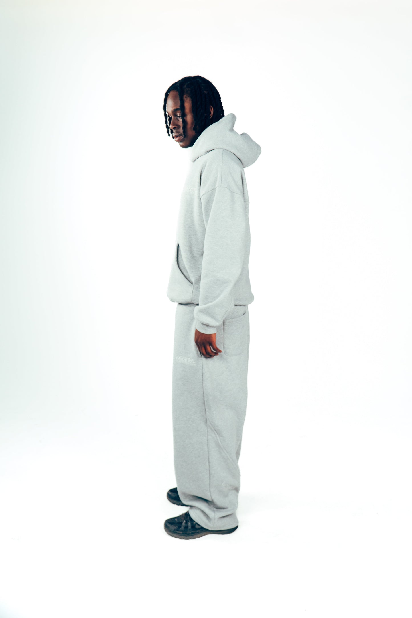 HWGT. HOODIE [HEATHER GREY]